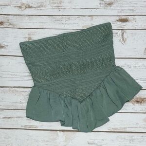 Free People Strapless Smocked Top